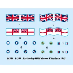 Trumpeter Maquette Bateau Hms Queen Elizabeth -Jouets Modèles Magasin trumpeter 95t05324 hms queen elizabeth 3