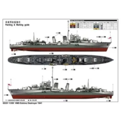 Trumpeter Maquette Bateau HMS Eskimo 1941 0 -Jouets Modèles Magasin trumpeter 95t05331 hms eskimo 1941 0 3