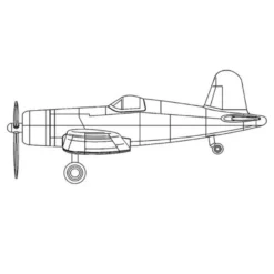 Trumpeter Maquette Bateau F4U-4 CORSAIR (pré-peint) 0