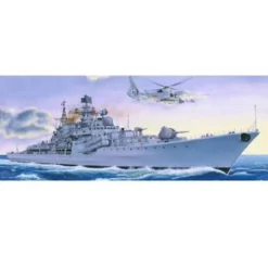 Trumpeter Destroyer Type 956E De Classe Sovremenny 956E Avec Rampes En Laiton Photodécoupé Et Mâts -Jouets Modèles Magasin trumpeter tu03613 destroyer type 956e de classe sovremenny 956e avec r 9