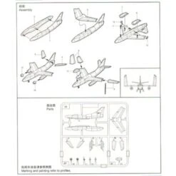 Trumpeter Maquette Avion Douglas A-3D Skywarrior : 6 Par Boîte