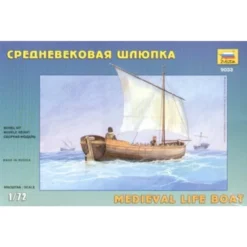 Zvezda Maquette Bateau Chaloupe Médiévale